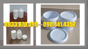Hủ nhựa 1000g đựng gel, hủ 500g đựng chất chống dính, hủ 250gr đựng sáp vuốt tóc