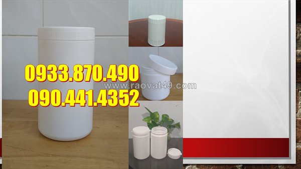 Hủ nhựa 1000g đựng gel, hủ 500g đựng chất chống dính, hủ 250gr đựng sáp vuốt tóc