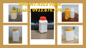 Hủ nhựa 100g đựng vitamin e, hủ 250ml đựng gel dưỡng móng, hủ nhựa 500g đựng bột đắp mặt nạ