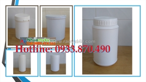 Hủ nhựa 2 ký đựng hạt khô, hủ nhựa 1kg đựng bột màu, hủ nhựa 500g nắp đóng đựng sơn gel