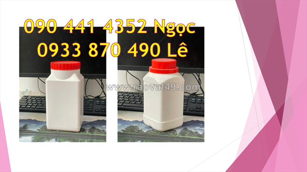 Hủ nhựa 250g đựng kẹo dẻo, hủ nhựa 0.5 ký đựng ngũ cốc, hủ nhựa 1kg đựng đồ ăn vặt