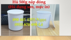 Hủ nhựa 500gr tròn, lọ nhựa 100g chiết mỹ phẩm, hủ 50g đựng kem trộn