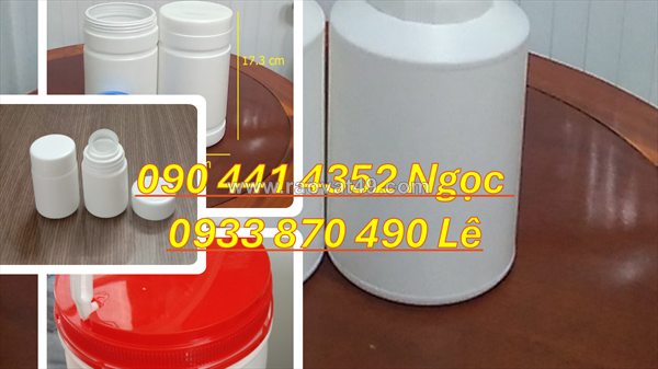 Hủ nhựa 50g đựng cồn, hủ nhựa 100g đựng sáp, hủ 250gr đựng keo dán giày dép