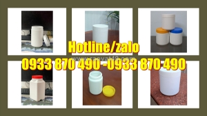 Hủ nhựa 50g đựng sáp ong, hủ nhựa 100g đựng mỹ phẩm đi xa, hủ nhựa tròn 250ml nắp vặn