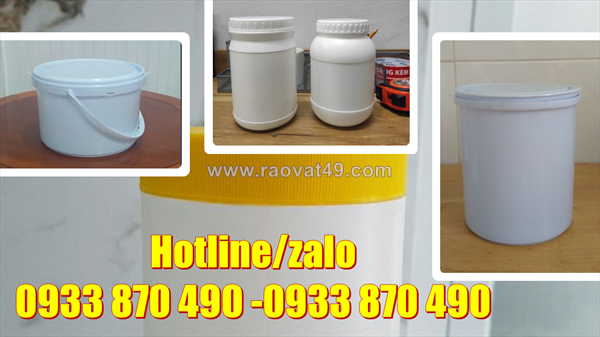 Hủ nhựa 50g đựng sáp ong, hủ nhựa 100g đựng mỹ phẩm đi xa, hủ nhựa tròn 250ml nắp vặn