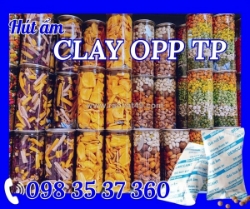 Hút ẩm clay – giữ đồ ăn vặt luôn giòn ngon