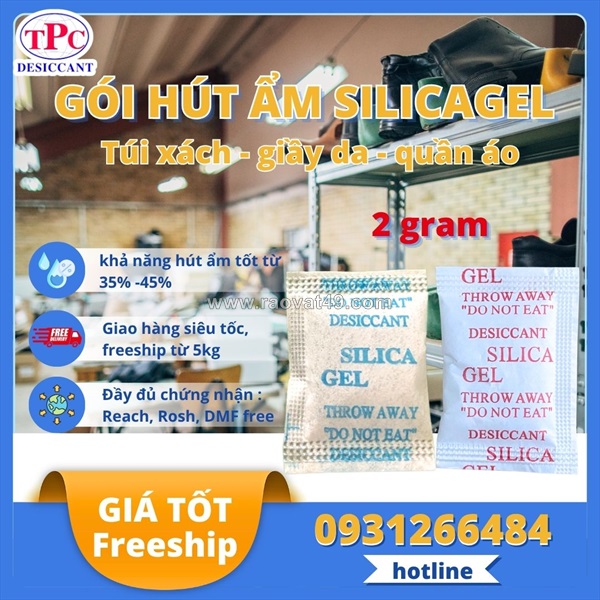 Hút ẩm từ 2x cho giầy da, ví, quần áo
