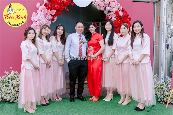 Hỷ phục bưng quả plussize – đẹp đều, không lo khác size