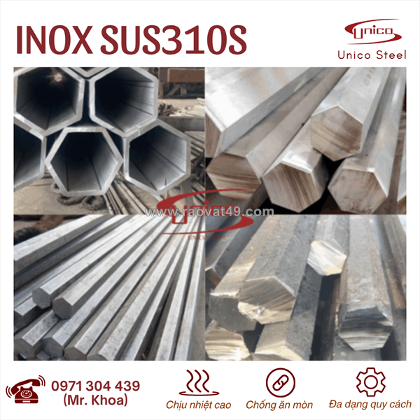 Inox sus310s: vật liệu chịu nhiệt cực hạn cho môi trường lò công nghiệp