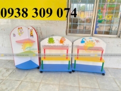 Kệ góc mầm non,kệ cá nhân mầm non, kệ học liệu nhà trẻ