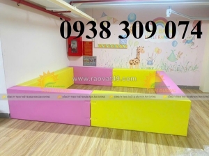 Khung nhà bóng mút xốp, khung quây nhà banh, nhà banh mini