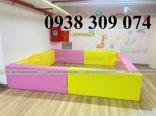 Khung nhà bóng mút xốp, khung quây nhà banh, nhà banh mini