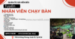 [làm ngay] 2 nv chạy bàn quận 10