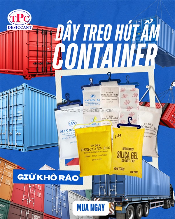 Làm sao chống ẩm container khi vận chuyển đường biển?