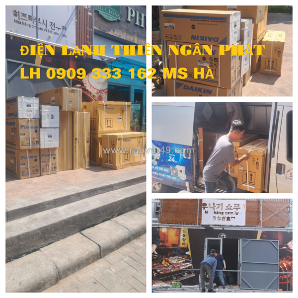 Lắp đặt máy lạnh treo tường daikin cho nhà hàng tại hcm uy tín – giá tốt