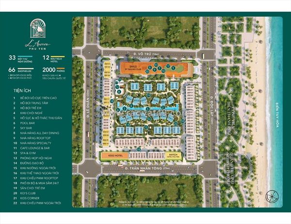 L'aurora phú yên – tổ hợp nghỉ dưỡng & giải trí ven biển tiêu chuẩn 5⭐ đầu tiên tại phú yên