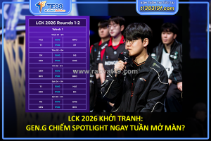 Lck 2026 khởi tranh: gen.g chiếm spotlight ngay tuần mở màn?