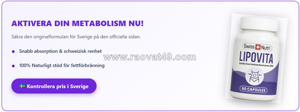 Lipovita sweden 2026 – hellävarainen hyvinvointituki