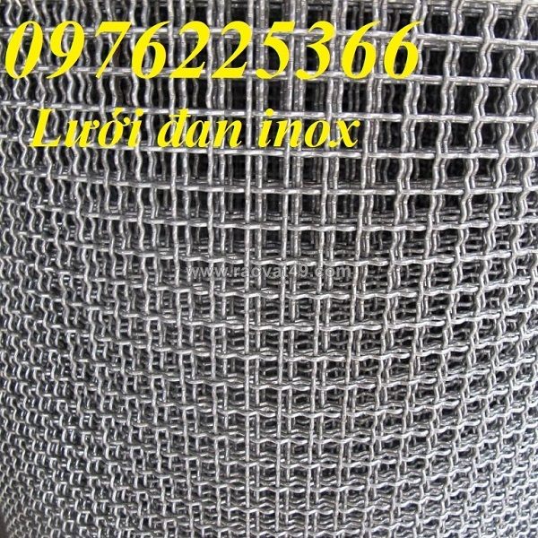 Lưới đan inox 304 lỗ 15x15