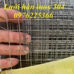 Lưới hàn inox ô 12x12 dây 1.2ly