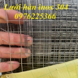 Lưới hàn inox ô 12x12 dây 1.2ly