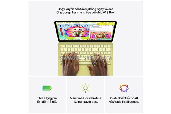 Macbook neo – lựa chọn macbook giá dễ tiếp cận dành cho sinh viên và người dùng phổ thông