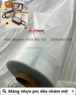 Màng nhựa dẻo c mờ - may túi mỹ phẩm