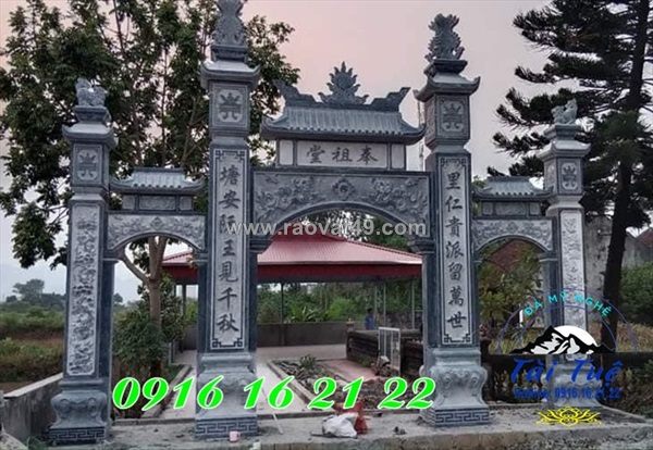 Mẫu 22 cổng nhà thờ đình chùa tại tuyên quang