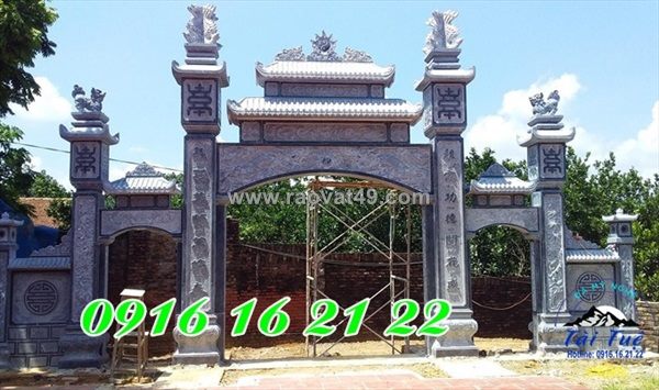 Mẫu 22 cổng nhà thờ đình chùa tại tuyên quang