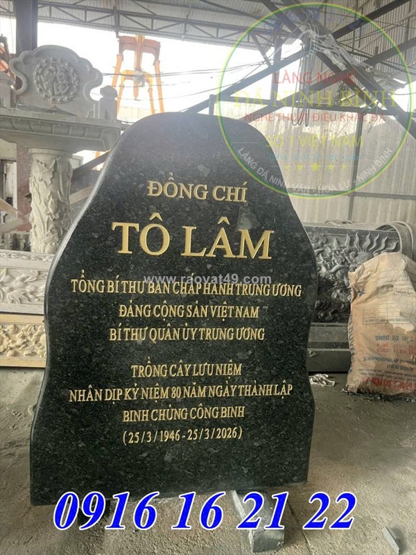 Mẫu bia đá trồng cây lưu niệm đẹp giá rẻ