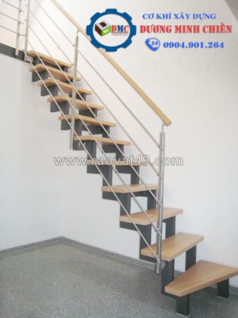 Mẫu cầu thang sắt đẹp