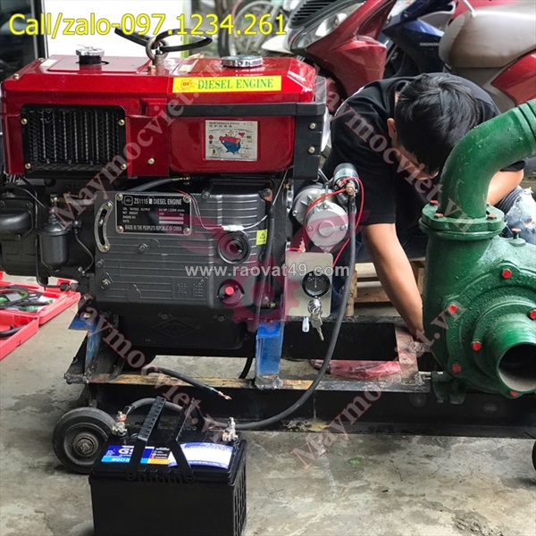 Máy bơm đầu nổ dầu d24-100 turbo tb24100 giá rẻ