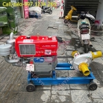 Máy bơm nước công suất lớn văn thể 10 đầu nổ d24 mát gió giá rẻ