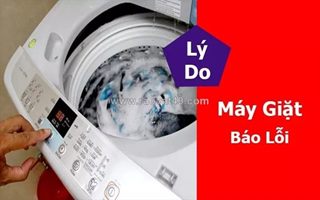 Máy giặt báo lỗi là bị gì? nguyên nhân và cách xử lý nhanh tại nhà