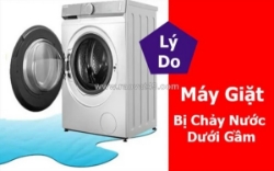 Máy giặt bị chảy nước dưới gầm - nguyên nhân và cách xử lý nhanh tại nhà