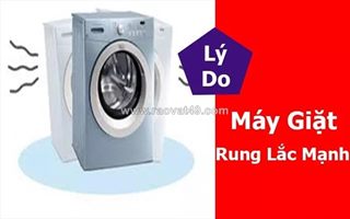 Máy giặt bị rung vắt mạnh khi vắt - dấu hiệu hư hỏng bạn không nên bỏ qua