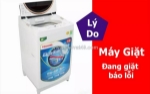 Máy giặt đang giặt thì báo lỗi - cách kiểm tra và khắc phục hiệu quả