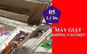 Máy giặt không lên nguồn - lỗi thường gặp và cách xử lý an toàn