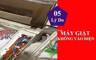 Máy giặt không lên nguồn - lỗi thường gặp và cách xử lý an toàn