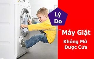 Máy giặt không mở được cửa - nguyên nhân và cách xử lý nhanh tại nhà