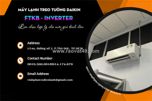 Máy lạnh treo tường daikin ftkb inverter/lựa chọn hợp lý cho mức giá bình dân