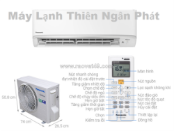 Máy lạnh treo tường panasonic inverter 1 hp cu/cs-ru9ckh-8d