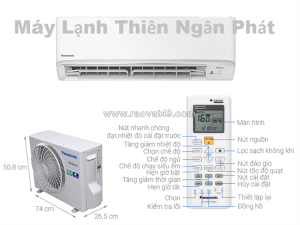 Máy lạnh treo tường panasonic inverter 1 hp cu/cs-ru9ckh-8d