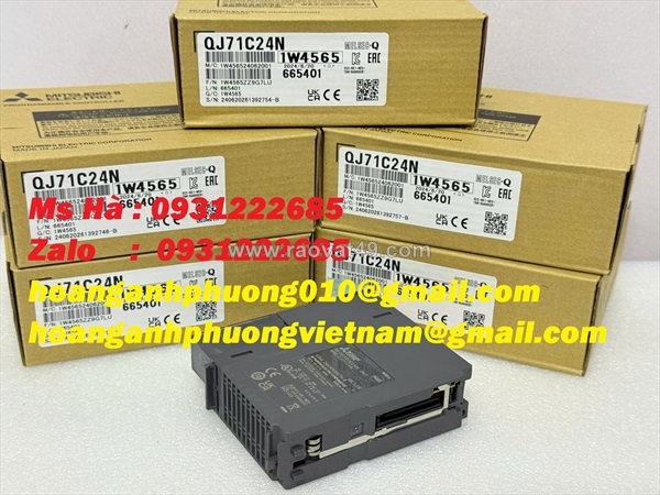 Mitsubishi qj71c24n - dòng q series nhập mới - mô đun giao tiếp