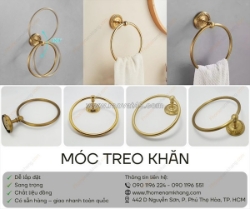 Móc treo khắn - điểm nhấn tinh tế cho phòng tắm hiện đại