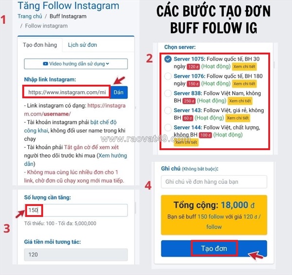 Mua follow instagram uy tín – tăng follow ig nhanh, an toàn, giá tốt