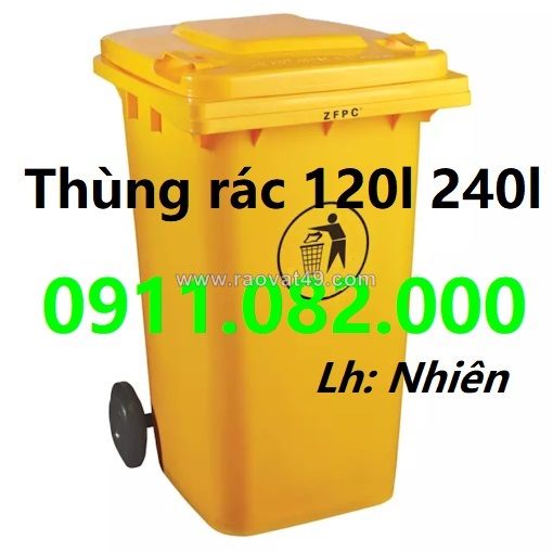 Mua thùng rác 240l giá rẻ tại an giang- thùng rác giá sỉ hàng đủ tiêu chuẩn-lh 0911082000