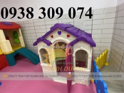 Ngôi nhà chơi cổ tích cho bé, ngôi nhà đồ chơi bằng nhựa