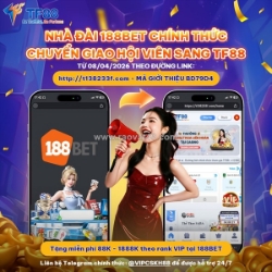 Nhà đài 1.8.8.b.e.t chính thức chuyển giao hội viên sang tf8.8