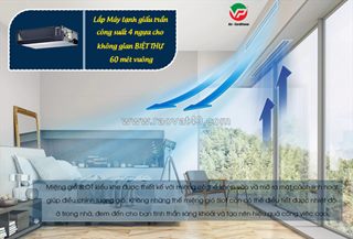 Nhà thầu trọn gói giá rẻ nhất thị trường máy lạnh giấu trần 4 ngựa (4hp) tặng kèm quà hấp dẫn